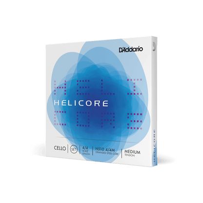 D'Addario H510 Helicore Cello String Set - 4/4 Size Medium Tension
