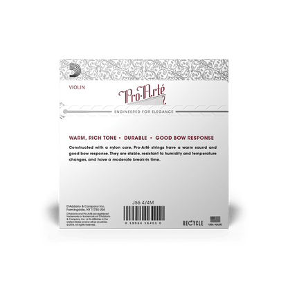 D'Addario J56 Pro-Arte Violin String Set