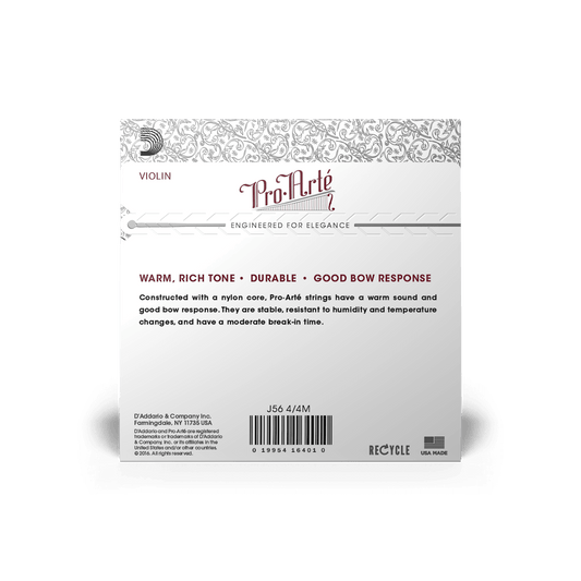 D'Addario J56 Pro-Arte Violin String Set