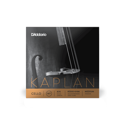 D'Addario KS510 Kaplan Cello String Set - 4/4 Scale Medium Tension