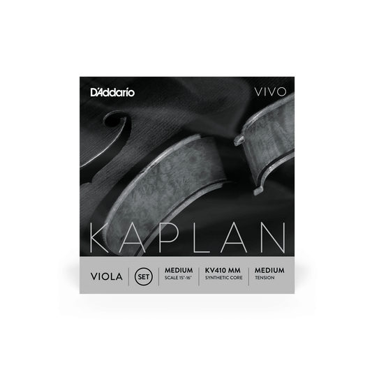 D'Addario KV410 Kaplan Vivo Viola String Set - Medium Scale