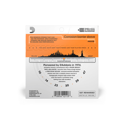 D'Addario Phosphor Bronze Acoustic Guitar Strings