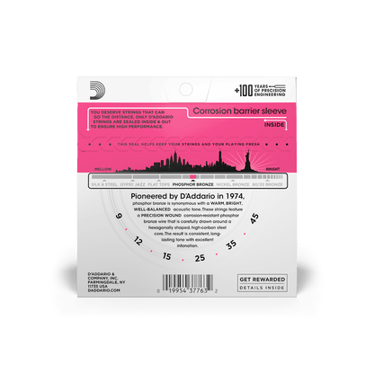 D'Addario Phosphor Bronze Acoustic Guitar Strings