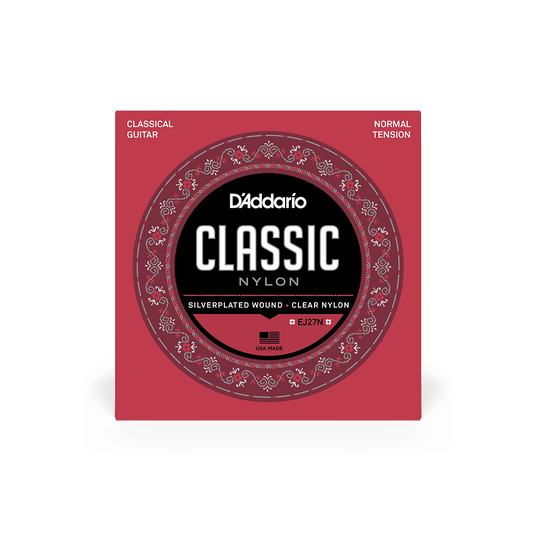 D'Addarío EJ27N Normal Tension -  Nylon Student Classical Strings