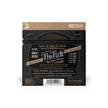 D'Addarío EJ45 Pro Arte Normal Tension - Nylon Classical Guitar Strings