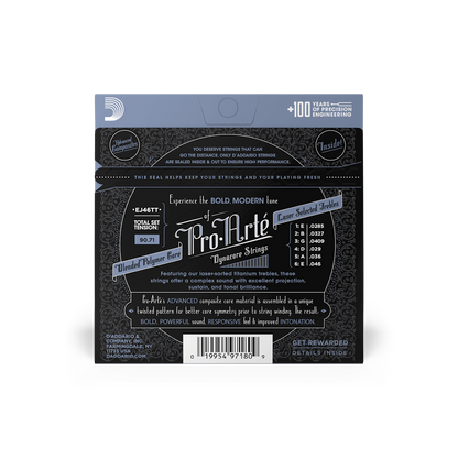 D'Addarío EJ46TT Hard Tension - Dynacore Classical Guitar Strings