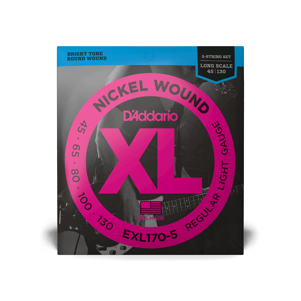 D'Addario EXL170 Nickel Wound Bass Guitar Strings