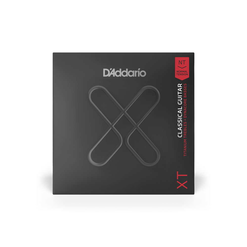 D'Addario XTC45TT XT Silver-plated Classical Guitar Strings - .028-.044w Normal Tension with Titanium Trebles