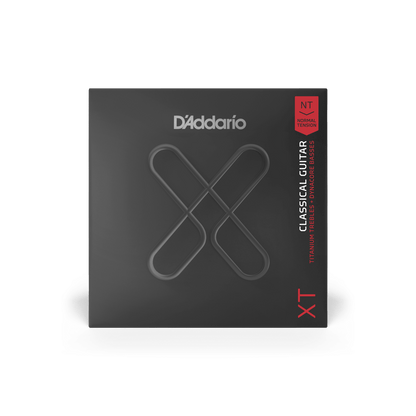 D'Addario XTC45TT XT Silver-plated Classical Guitar Strings - .028-.044w Normal Tension with Titanium Trebles