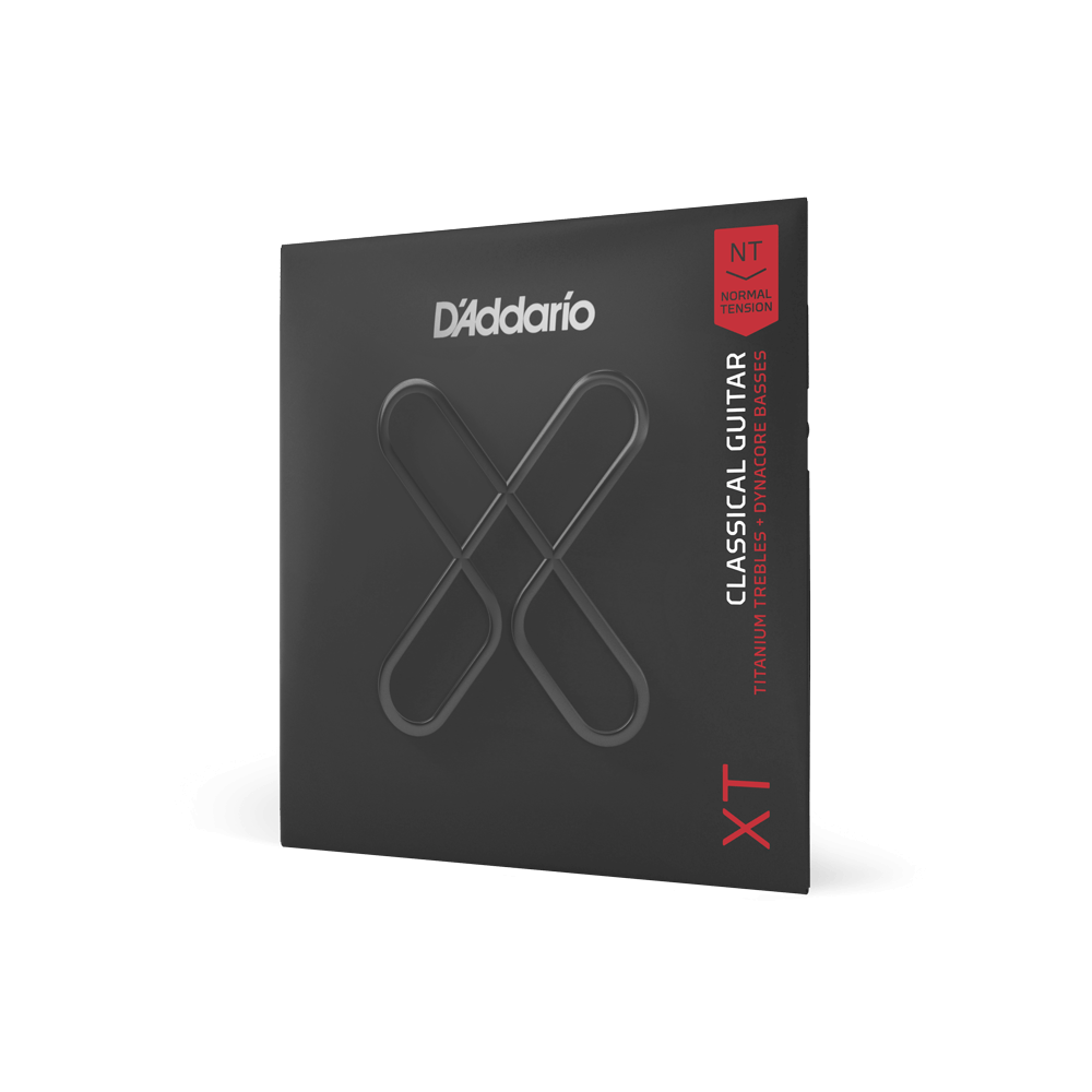 D'Addario XTC45TT XT Silver-plated Classical Guitar Strings - .028-.044w Normal Tension with Titanium Trebles
