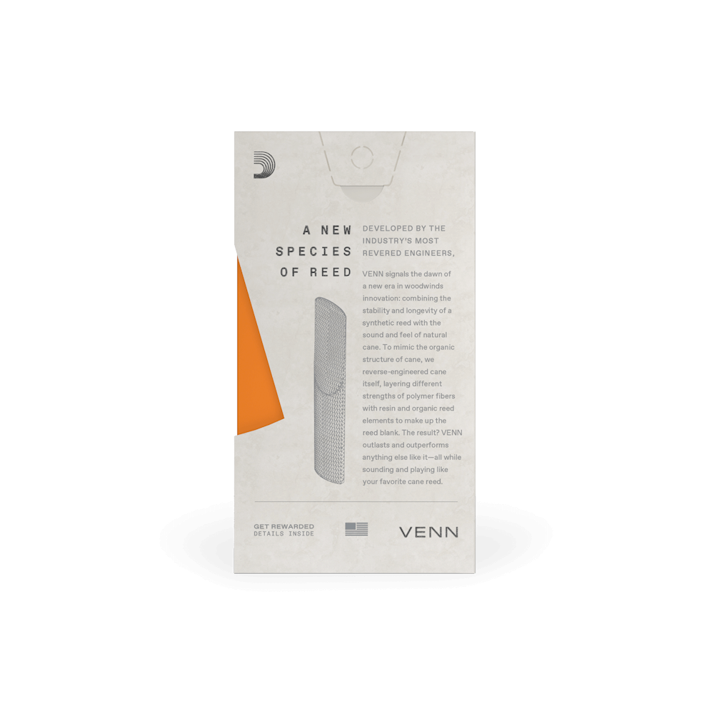 D'Addario VENN Generation 2 Alto Saxophone Reed