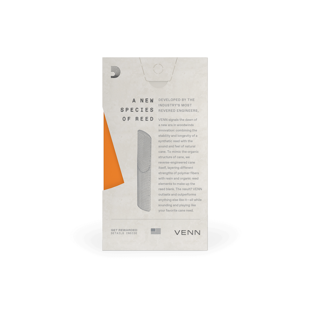 D'Addario VENN Generation 2 Tenor Saxophone Reed