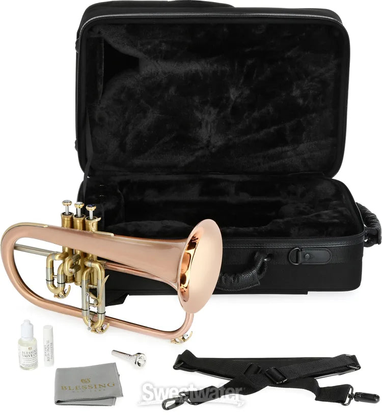 Blessing BFH-1541RT Performance Series Intermediate Bb Flugelhorn Clear Lacquer