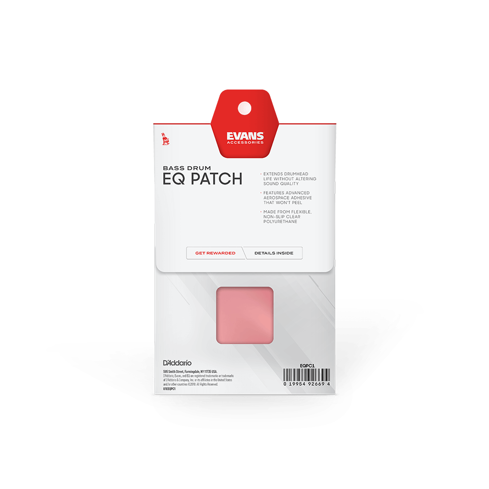 Evans Bass Drum EQ Patch - 2-pack
