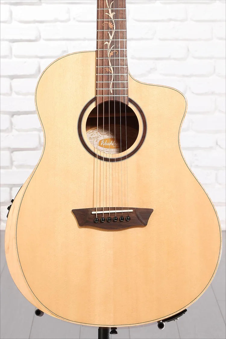 Washburn Bella Tono Suprema SC40SCE Acoustic-electric Guitar - Natural Gloss