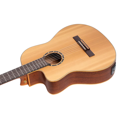 Ortega  Family Series Pro Full Size Guitar Solid Cedar/ Mahogany Natural - RCE131L (Lefty)