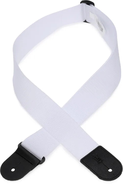Levy's M8POLY 2-inch Woven Polypropylene Guitar Strap White