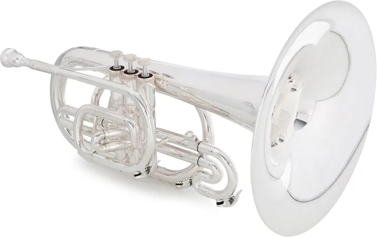 Eastman EMP304S Marching Mellophone Silver-plated