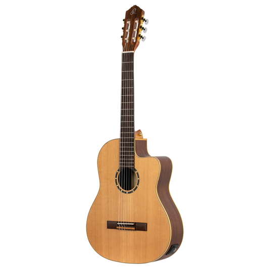 Ortega Family Series Pro Full Size Guitar Solid Cedar/ Mahogany Natural - RCE131