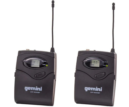 GEMINI UHF-6200HL Lightweight Wireless Headset Microphone System