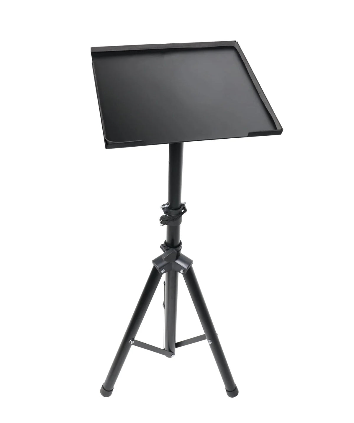 Gemini PST-01 soporte tripode ajustable para dispositivos, altura 32"-65", construccion de acero, se pliega plano para transporte