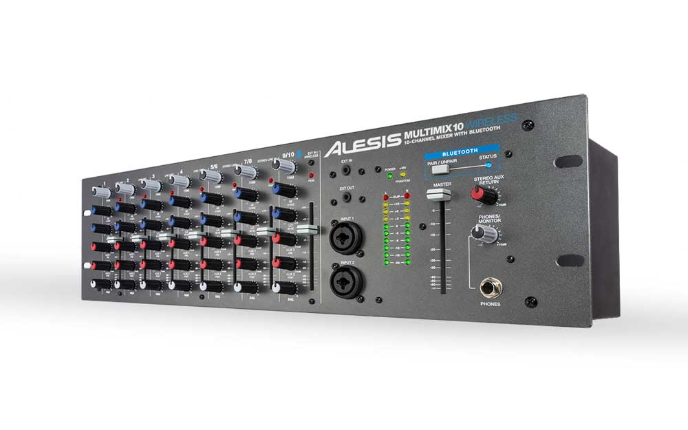 Alesis MultiMix 10 Wireless Rackmount Mixer with Bluetooth