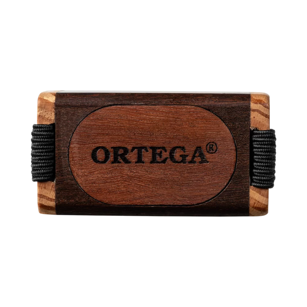 ORTEGA Wood Finger Shaker Ebony/Red Cedar Natural