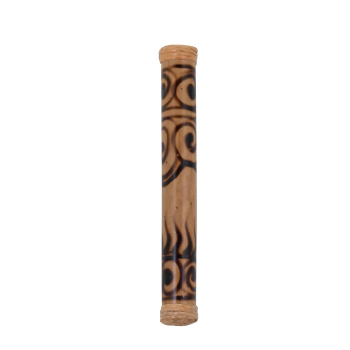 Pearl Bamboo Rainstick Burned Finish