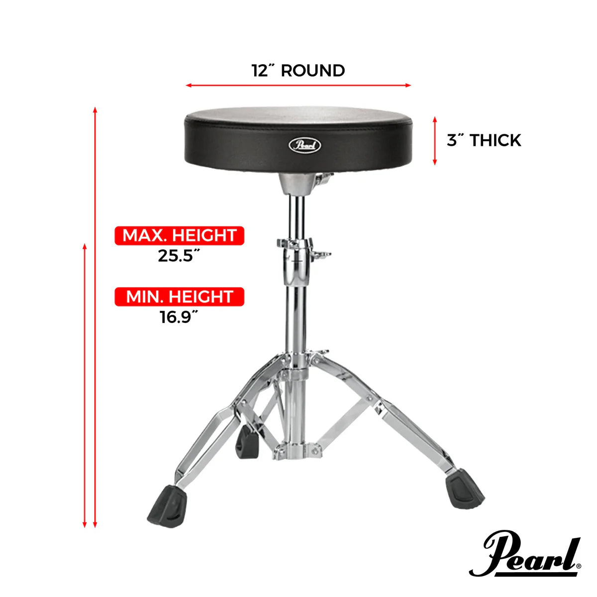 Pearl D790 Light Drum Throne