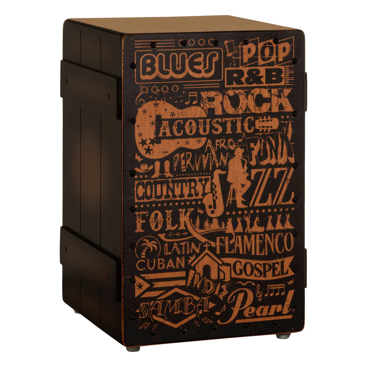 Pearl Vintage Style Crate Cajon Genres Finish