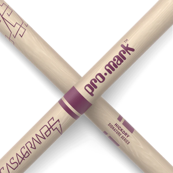 Promark Eloy Casagrande Signature Raw Hickory Drumstick- Wood Tip
