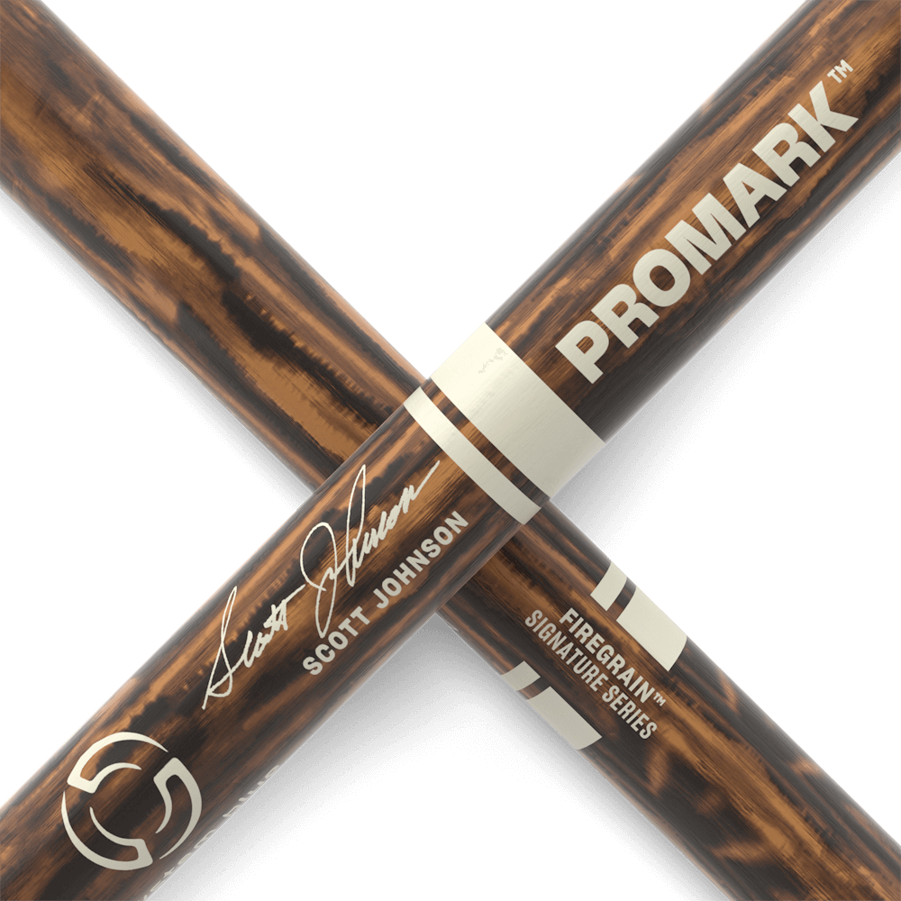 Promark System Blue Scott Johnson Firegrain Marching Snare Drumsticks