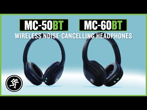 Mackie MC-60BT Wireless Noise-canceling Headphones with Bluetooth