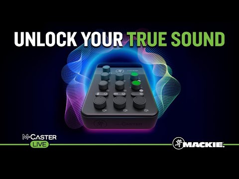 Mackie M-Caster Live Portable Livestreaming Mixer - Black