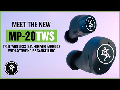 Mackie MP-20TWS True Wireless Stereo Earphones with Active Noise Canceling