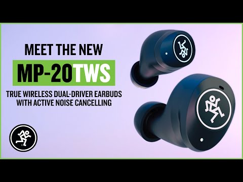 Mackie MP-20TWS True Wireless Stereo Earphones with Active Noise Canceling