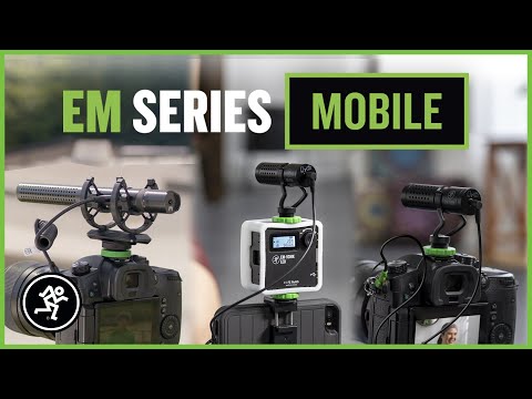 Mackie EM-93M Ultra-compact Shotgun Condenser Microphone for Smartphones and DSLR Cameras