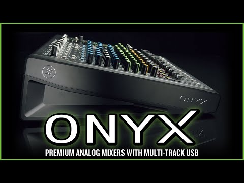 Mackie Onyx8 8-channel Analog Mixer with Multi-Track USB