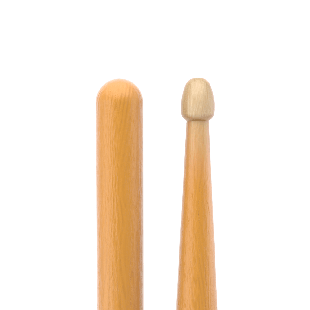 Promark Rebound 2B ActiveGrip Clear Hickory Acorn Wood Tip Drumsticks
