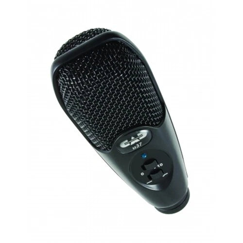 CAD Audio U37 USB Large Diaphragm Cardioid Condenser Microphone, Stand 10’ Cab