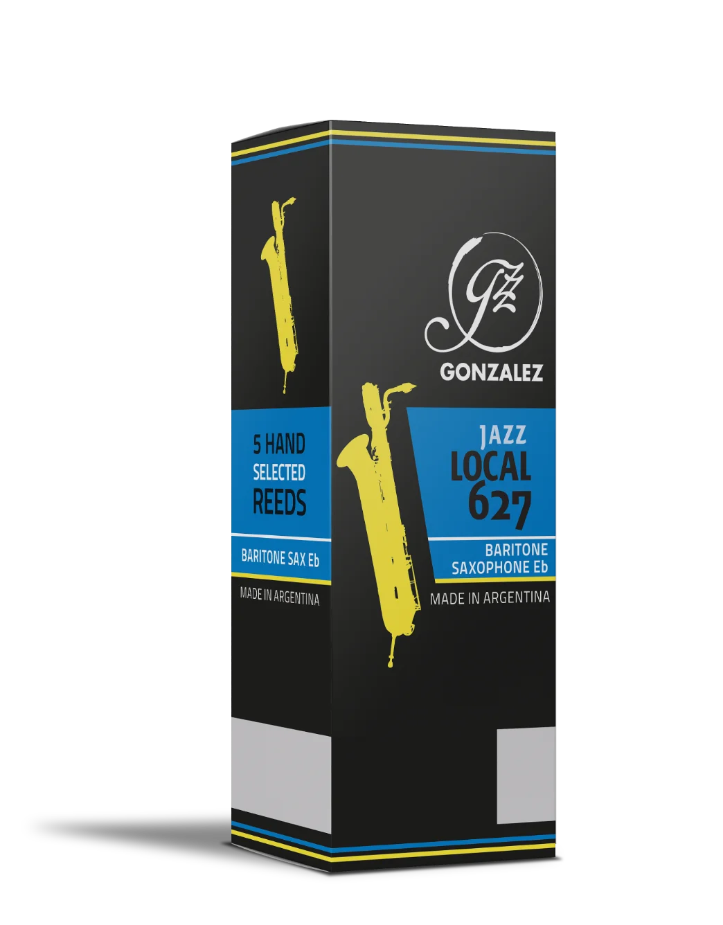Gonzalez Reeds BJSAXG2 Local 627 Reeds for Baritone Saxophone - (5-pack)