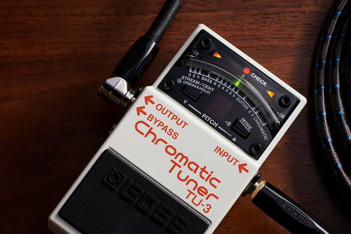 Boss TU-3 Chromatic Tuner Pedal with Bypass