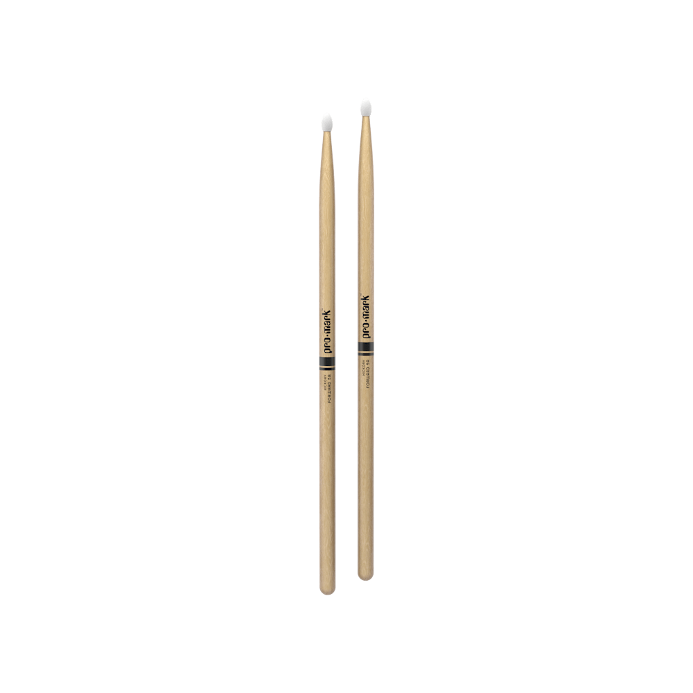 Promark Classic Forward DrumSticks - Hickory - 5A - Nylon Tip