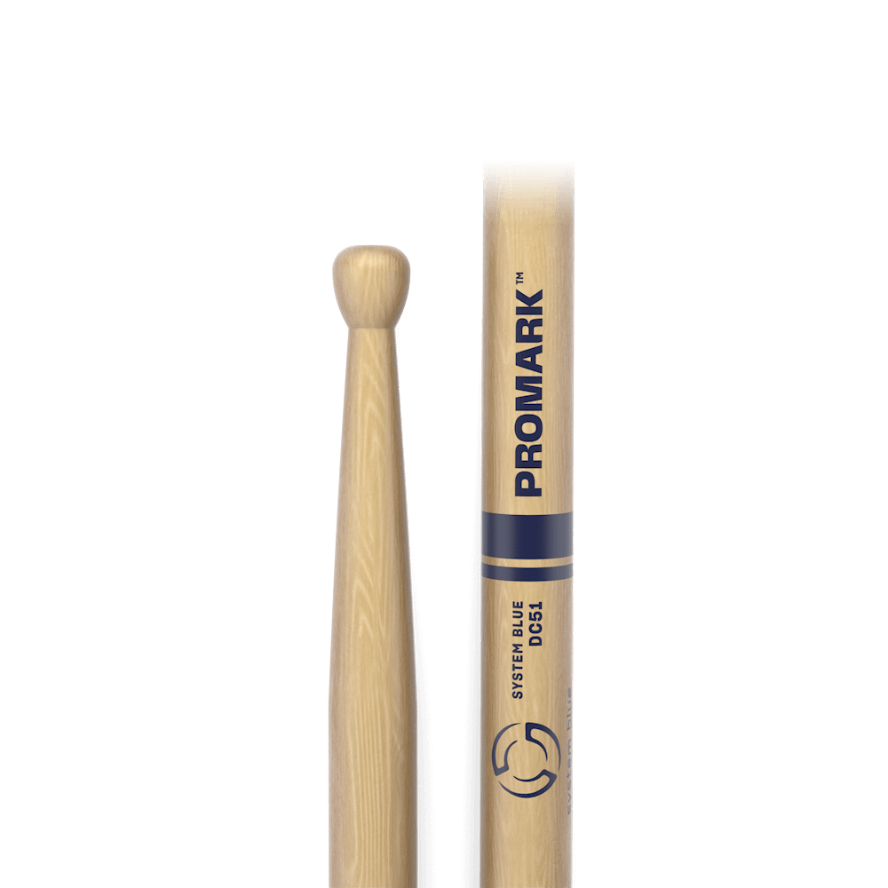 Promark TXDC51W System Blue Marching Snare Drumstick